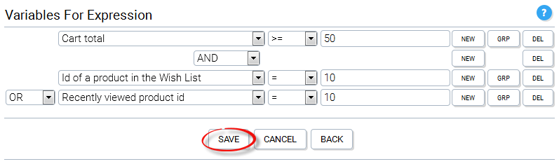 Create Expression Variables