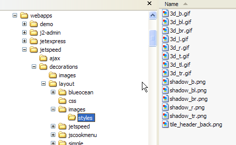 Copy the style sheet images