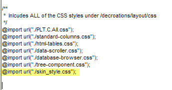 Import the KonaKart style sheet