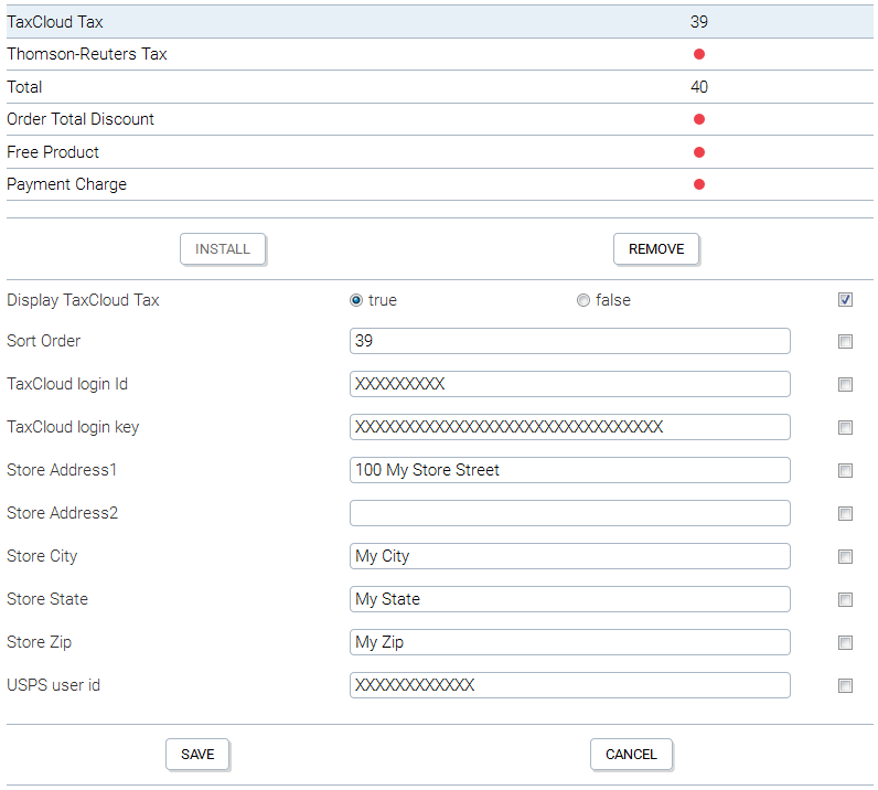 Configure TaxCloud Module