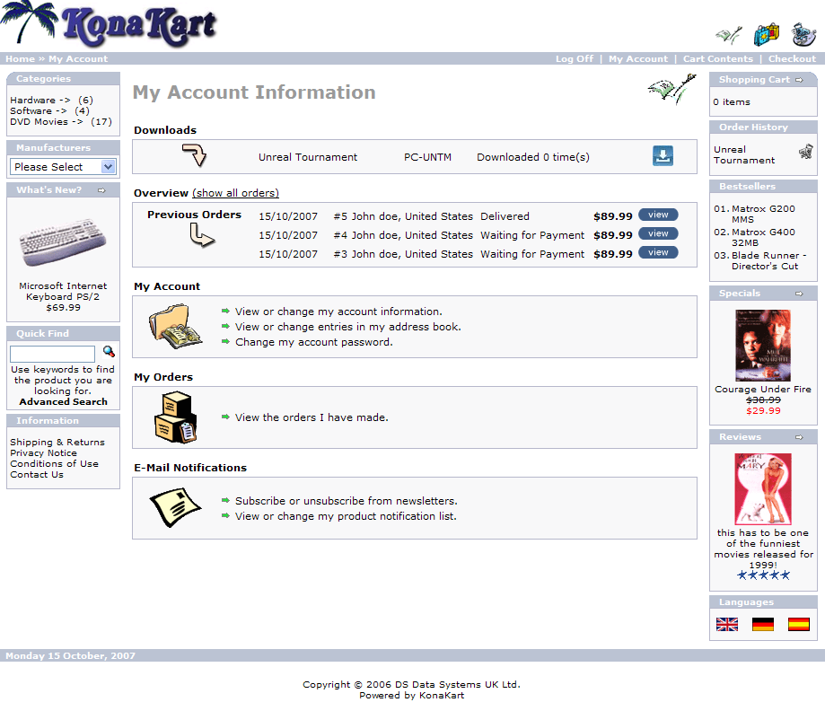 KonaKart 9.6.0.0 full