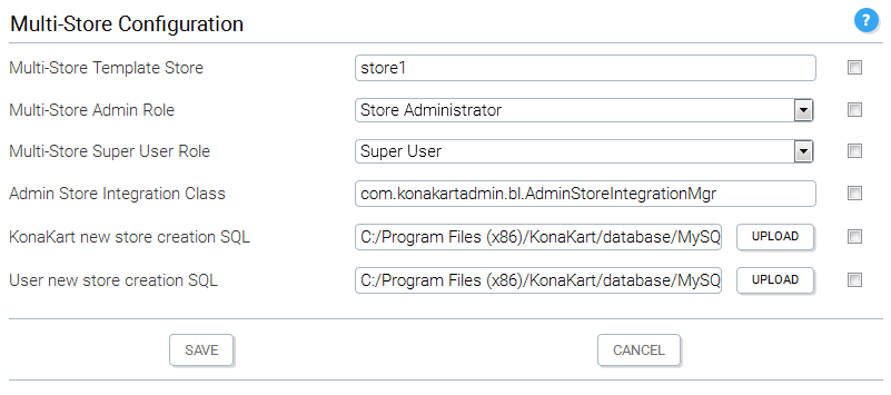 KonaKart Admin Application
