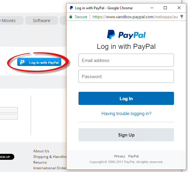 Paypal log on Paypal log on