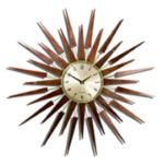 60s Pluto Starburst Clock